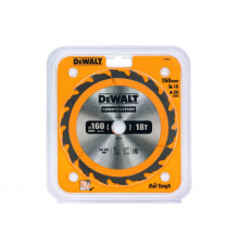 Пильный диск DEWALT CONSTRUCTION DT1931, 160/20 мм, 18Z DT1931-QZ