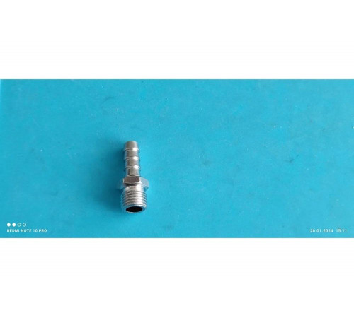 Переходник (M1/4" - ёлочка 8 мм) NORDBERG NPS08 Переходник (M1/4" - ёлочка 8 мм) NORDBERG NPS08