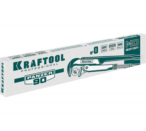 KRAFTOOL №0, прямые губки, ключ трубный PANZER-90 2734-05_z02 KRAFTOOL №0, прямые губки, ключ трубный PANZER-90 2734-05_z02