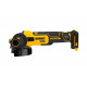 Аккумуляторная угловая шлифмашина DEWALT DCG409T1, 18/54 В, 125 мм, 9000 об/мин, с АКБ 6 Ач и ЗУ, в кейсе TSTAK DCG409T1-QW