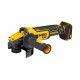 Аккумуляторная угловая шлифмашина DEWALT DCG409T1, 18/54 В, 125 мм, 9000 об/мин, с АКБ 6 Ач и ЗУ, в кейсе TSTAK DCG409T1-QW