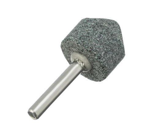 Шарошка абразивная, конус, для дрели, 25x25 мм, хвостовик d6 мм, 63с Denzel 76021 Шарошка абразивная, конус, для дрели, 25x25 мм, хвостовик d6 мм, 63с Denzel 76021