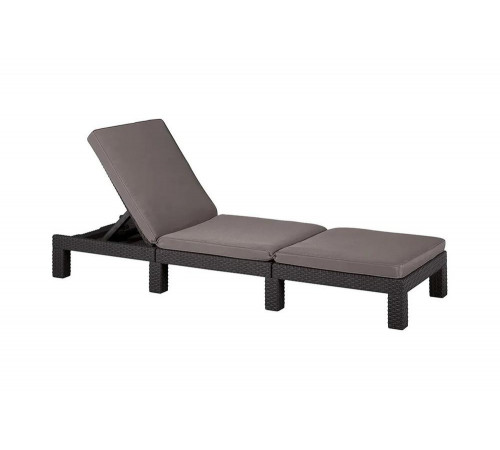 Шезлонг Keter Daytona Delux коричневый 258814 Шезлонг Keter Daytona Delux коричневый 258814