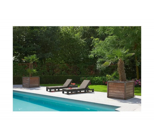 Шезлонг Keter Daytona Delux коричневый 258814 Шезлонг Keter Daytona Delux коричневый 258814