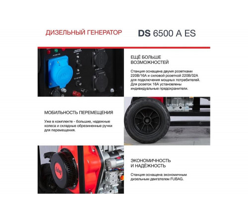Дизельная электростанция FUBAG DS6500AES 646233