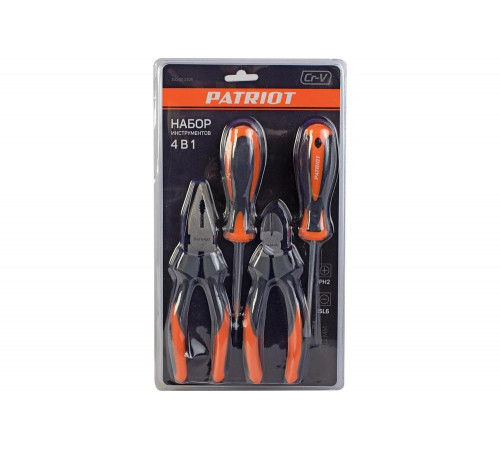 Набор инструментов PATRIOT 4 в 1 SPS-4: отвертки SL6х100, PH2х100, Patriot (1165) 350003306 Набор инструментов PATRIOT 4 в 1 SPS-4: отвертки SL6х100, PH2х100, Patriot (1165) 350003306