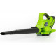 Аккумуляторный бесщеточный воздуходув/садовый пылесос GreenWorks GD40BV 24227UB