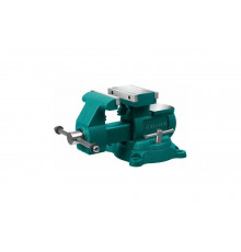Слесарные тиски KRAFTOOL Reversible 140 мм, расход 273 мм 32705-140