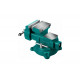 Слесарные тиски KRAFTOOL Reversible 140 мм, расход 273 мм 32705-140