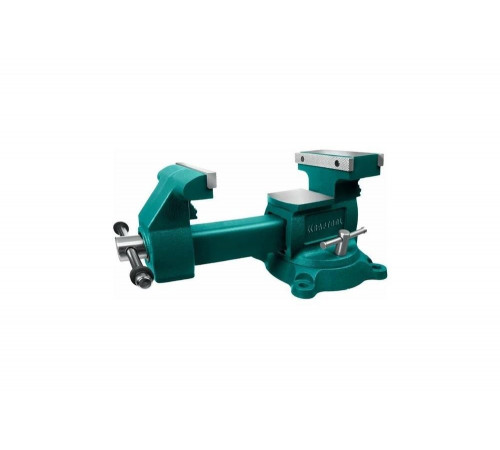 Слесарные тиски KRAFTOOL Reversible 140 мм, расход 273 мм 32705-140 Слесарные тиски KRAFTOOL Reversible 140 мм, расход 273 мм 32705-140