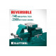 Слесарные тиски KRAFTOOL Reversible 140 мм, расход 273 мм 32705-140