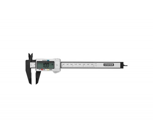 STAYER 150 мм, штангенциркуль электронный 34411-150 STAYER 150 мм, штангенциркуль электронный 34411-150