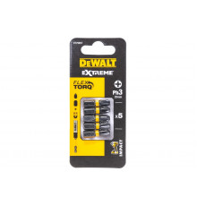Биты ударные IMPACT Torsion Ph3, 25мм, 5шт. DEWALT DT7995T
