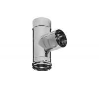 Тройник Ferrum К 90 гр, 0.5 мм, ф125 f4705
