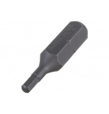 Вставка бита торцевая 1/4", HEX, 2,5 мм, L=25 мм KING TONY 102525H