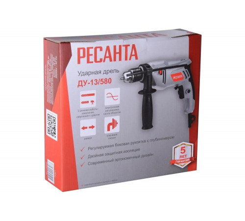 Дрель ударная Ресанта ДУ-13/580