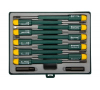 Набор отверток для точных работ KRAFTOOL X-Telecom 12 предметов 25616-H12