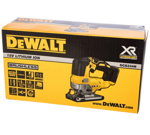Бесщёточный лобзик DEWALT 18.0 В XR DCS334N