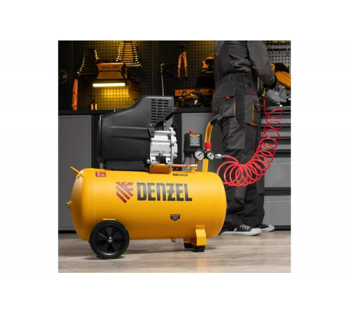 Мощный воздушный компрессор Denzel DC1500/50 для профессионального использования Мощный воздушный компрессор Denzel DC1500/50 для профессионального использования