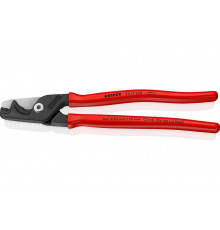 Кабелерез Knipex StepCut XL ступенчатый рез, Ø 23 мм, длина 225 мм, фосфатированный, обливные ручки KN-9511225