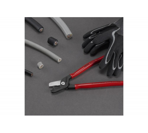 Кабелерез Knipex StepCut XL ступенчатый рез, Ø 23 мм, длина 225 мм, фосфатированный, обливные ручки KN-9511225 Кабелерез Knipex StepCut XL ступенчатый рез, Ø 23 мм, длина 225 мм, фосфатированный, обливные ручки KN-9511225
