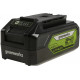 Цепная пила аккумуляторная GreenWorks 24V, 30см, бесщеточная, c 1хАКБ 4 Ач c USB и ЗУ 2007007USB4