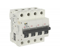 Автоматический выключатель IEK M10N 4P B 25А AR-M10N-4-B025