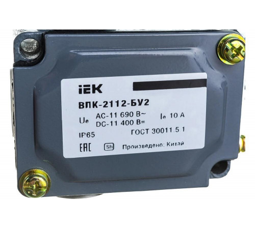 IEK ВПК-2112-БУ2: надежный концевой выключатель для электроустановок