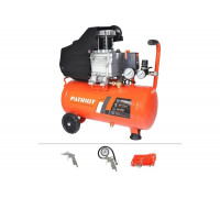Компрессор поршневой масляный PATRIOT EURO 24-240K2, быстросъемный 1/4" + "елочка", KIT 5C (1165) 525302118