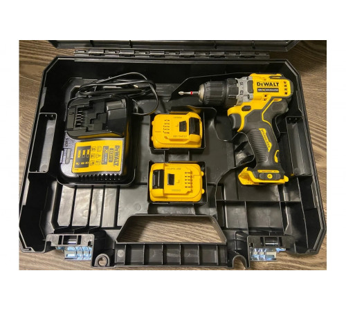 Компактная дрель-шуруповерт DEWALT 12 В XR DCD701D2-QW