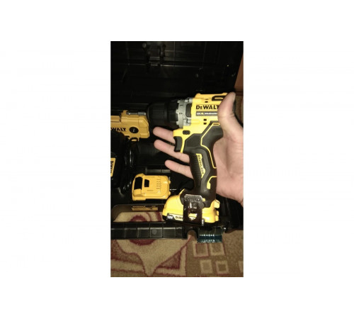 Компактная дрель-шуруповерт DEWALT 12 В XR DCD701D2-QW