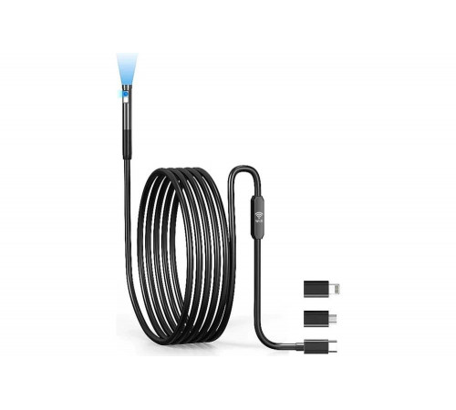 Видеоэндоскоп iCarTool USB 2 камеры, 2Мп, 1920x1080, 1м, 7.9 мм зонд IC-V801-2 Видеоэндоскоп iCarTool USB 2 камеры, 2Мп, 1920x1080, 1м, 7.9 мм зонд IC-V801-2