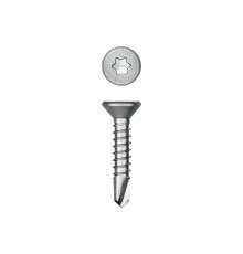Нержавеющие саморезы KRAFTOOL DS-C с потайной головкой, 19x3.9 мм, 750 шт. 300932-39-019