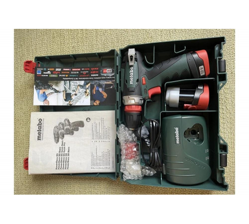 Аккумуляторная дрель-шуруповерт Metabo PowerMaxx BS Quick BASIC 12В 600156950