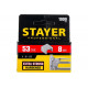STAYER скобы тип 53 (A / 10 / JT21), 8 мм, 1000 шт., закаленные, особотвердые, скобы для степлера тонкие 3159-08_z02 Professional