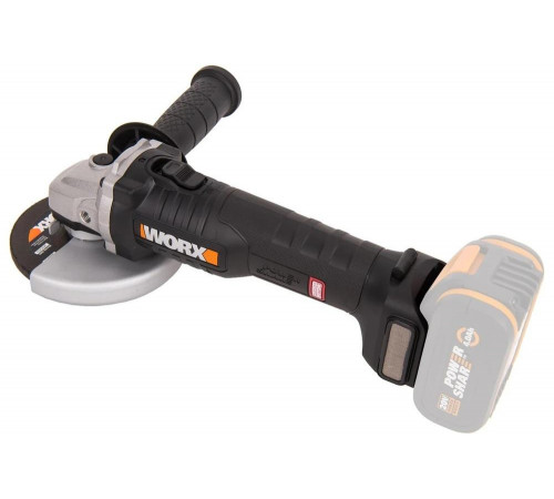 Угловая бесщеточная аккумуляторная шлифмашина WORX WX812.9 Угловая бесщеточная аккумуляторная шлифмашина WORX WX812.9