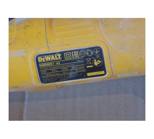 Болгарка (УШМ) DEWALT DWE 4051