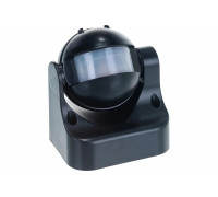 Детектор движения IEK ДД 009 1100Вт угол обз. 180град., дальн. 12м, IP44, черн. LDD10-009-1100-002