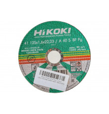 Круг отрезной (125x1.6x22 мм; A40S; тип 41) Hikoki RUH12516