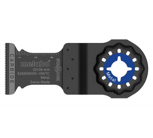 Пилка по металлу metal (32х35 мм; HM/TC; Starlock; 20TPI) Metabo 626959000 Пилка по металлу metal (32х35 мм; HM/TC; Starlock; 20TPI) Metabo 626959000