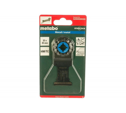 Пилка по металлу metal (32х35 мм; HM/TC; Starlock; 20TPI) Metabo 626959000 Пилка по металлу metal (32х35 мм; HM/TC; Starlock; 20TPI) Metabo 626959000