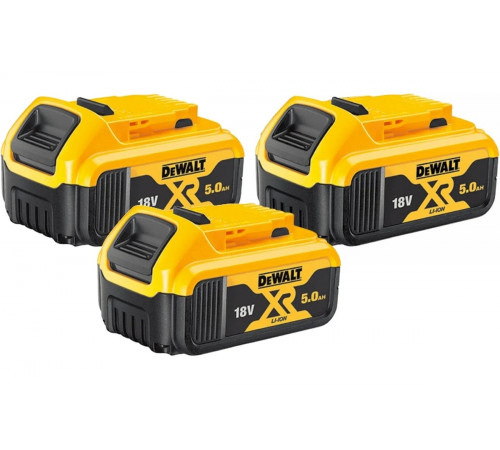 Аккумулятор Dewalt Li-Ion, 18 В, 5 Ач, 3 шт., DCB184P3 DCB184P3-XJ