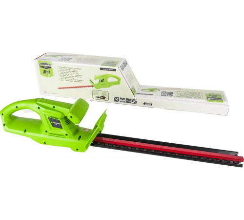 Аккумуляторный кусторез Greenworks G24HT Basic 24V 2201207