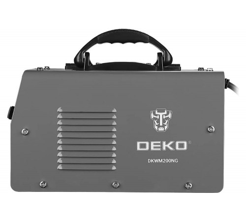Сварочный полуавтомат DEKO DKWM200NG, MIG без газа/MMA/TIG LIFT, 200А + проволока 0.5 кг 051-4695