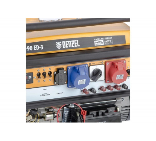 Бензиновый генератор Denzel PS 90 ED-3 Бензиновый генератор Denzel PS 90 ED-3