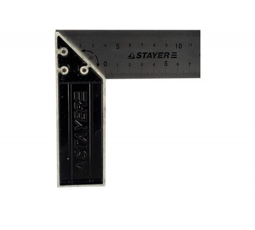 STAYER 250 x 25.5 x 1 мм, нержавеющее полотно, угольник столярный 3431-25_z01 STAYER 250 x 25.5 x 1 мм, нержавеющее полотно, угольник столярный 3431-25_z01