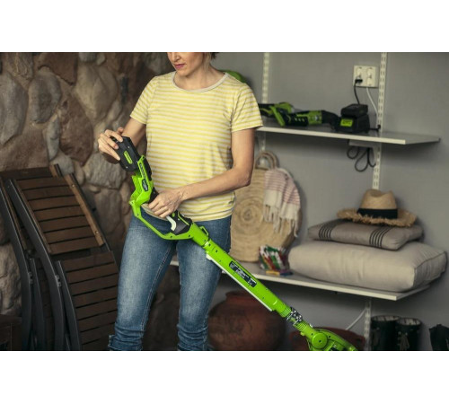 Аккумуляторный телескопический кусторез Greenworks G24PH51 2200207