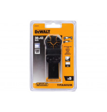 Полотно пильное погружное Ti, 30х43 мм , 5 шт. DEWALT DT20727
