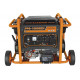 Генератор CARVER PPG-10000ЕM бензин LT-192FA, 7,0/7,5кВт, 220В, бак 33 л,электростартер, колеса, медь 01.020.00031
