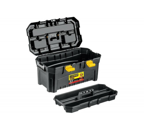 STAYER 553 x 320 x 310 мм (22"), пластиковый, ящик для инструментов TITAN-22 38016-22 STAYER 553 x 320 x 310 мм (22"), пластиковый, ящик для инструментов TITAN-22 38016-22